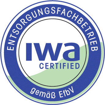 IWA zertifizierter Entsorgungsfachbetrieb